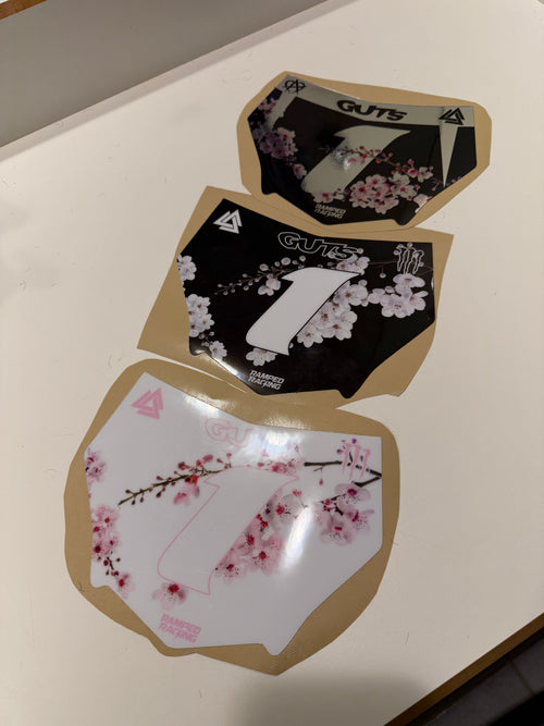 (Custom Color) Blossom Front Plate Decal