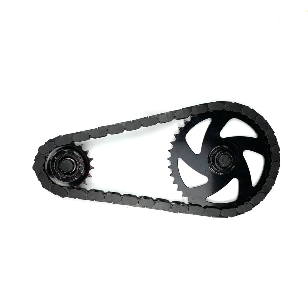 Black Chain Caps