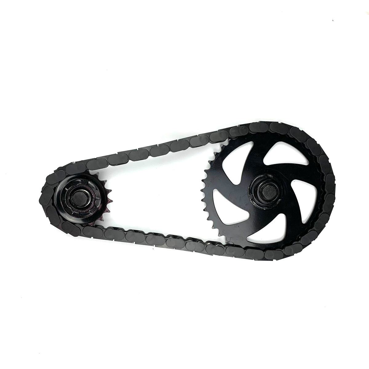 Black Chain Caps