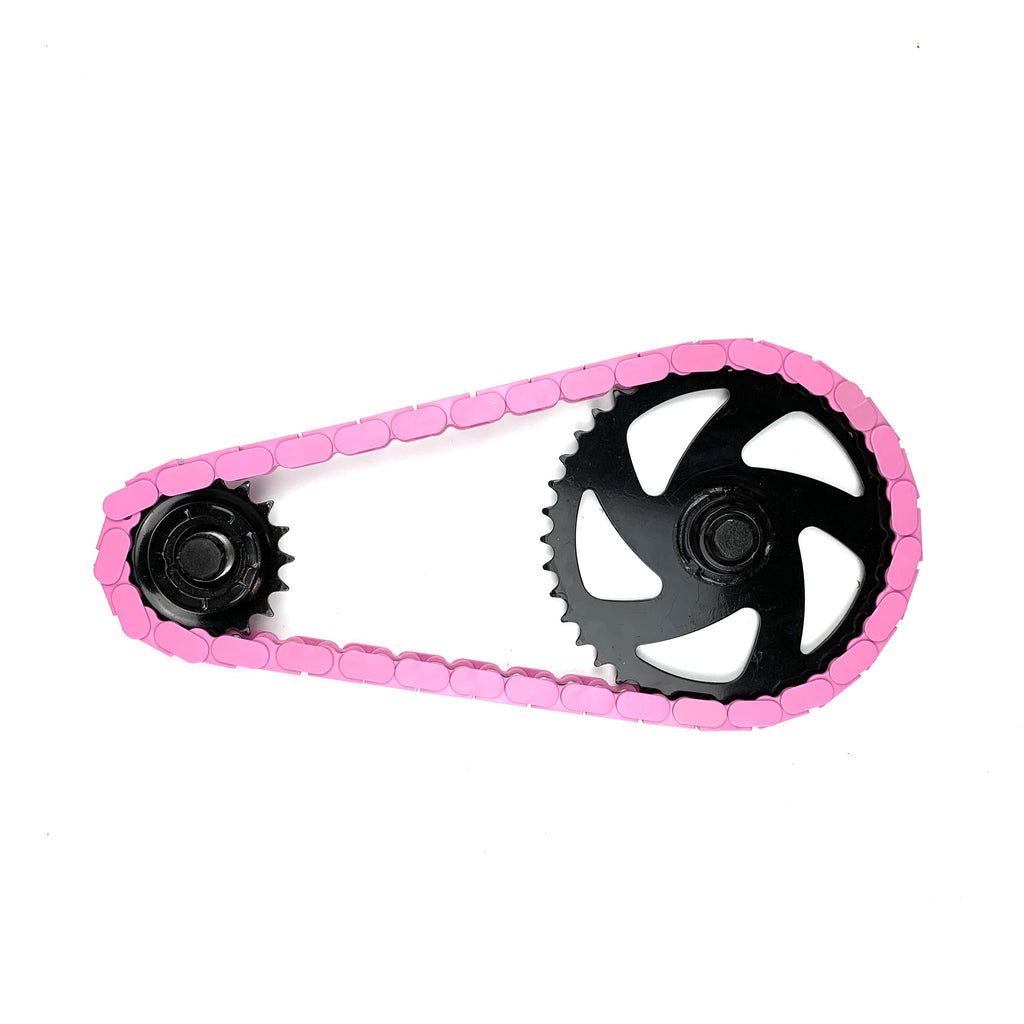Pink Chain Caps