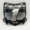 Glossy Motocutz Style Vented Number Plate