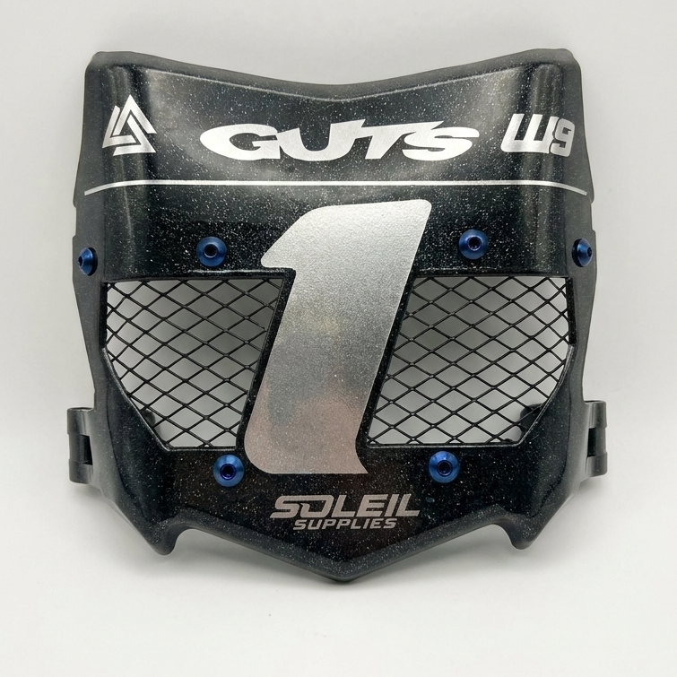 Glossy Motocutz Style Vented Number Plate