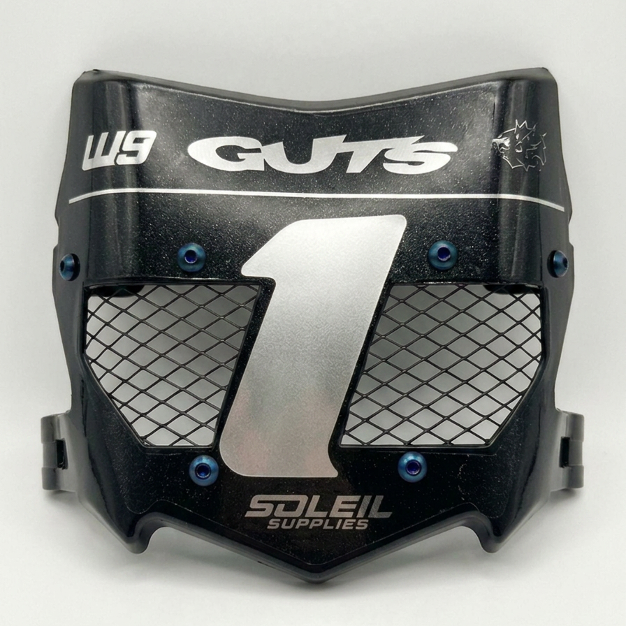 Glossy Motocutz Style Vented Number Plate