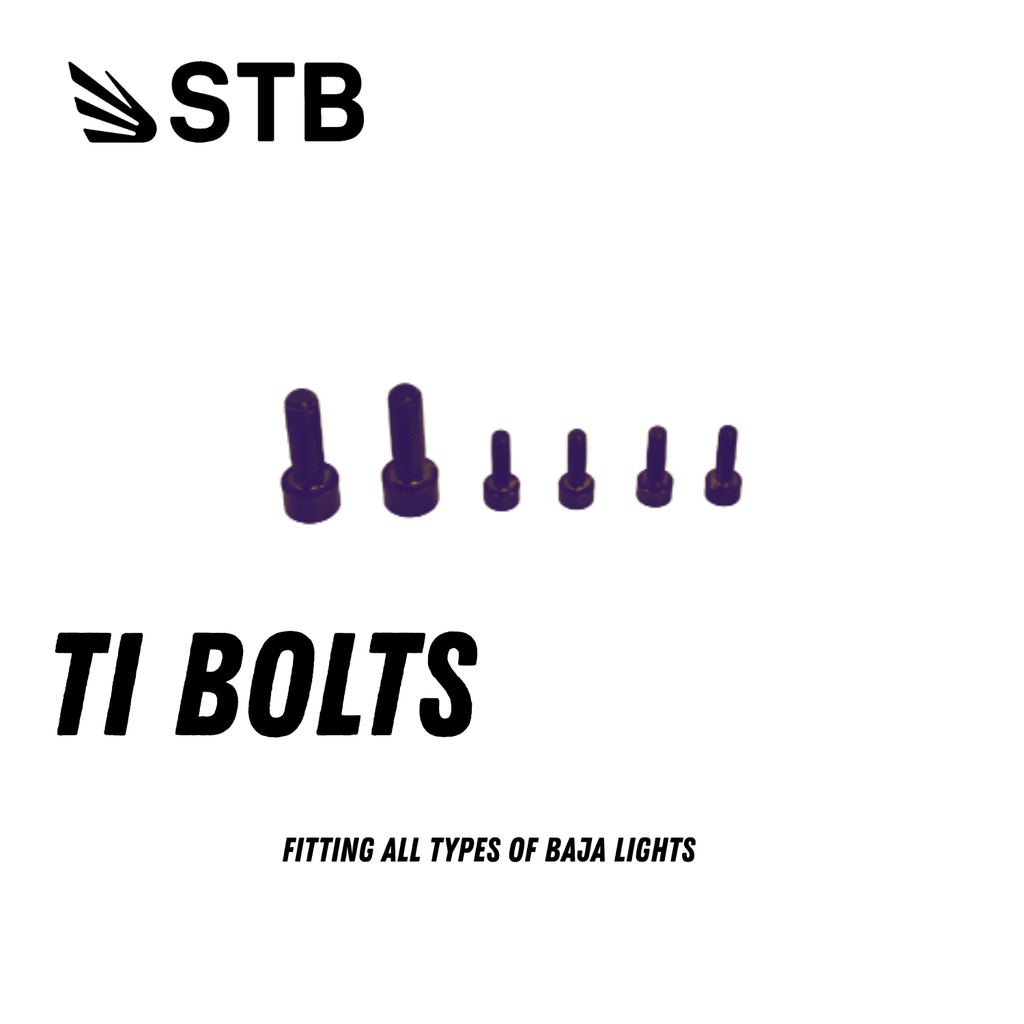 Titanium Bolt Kit for E-Bike Lights
